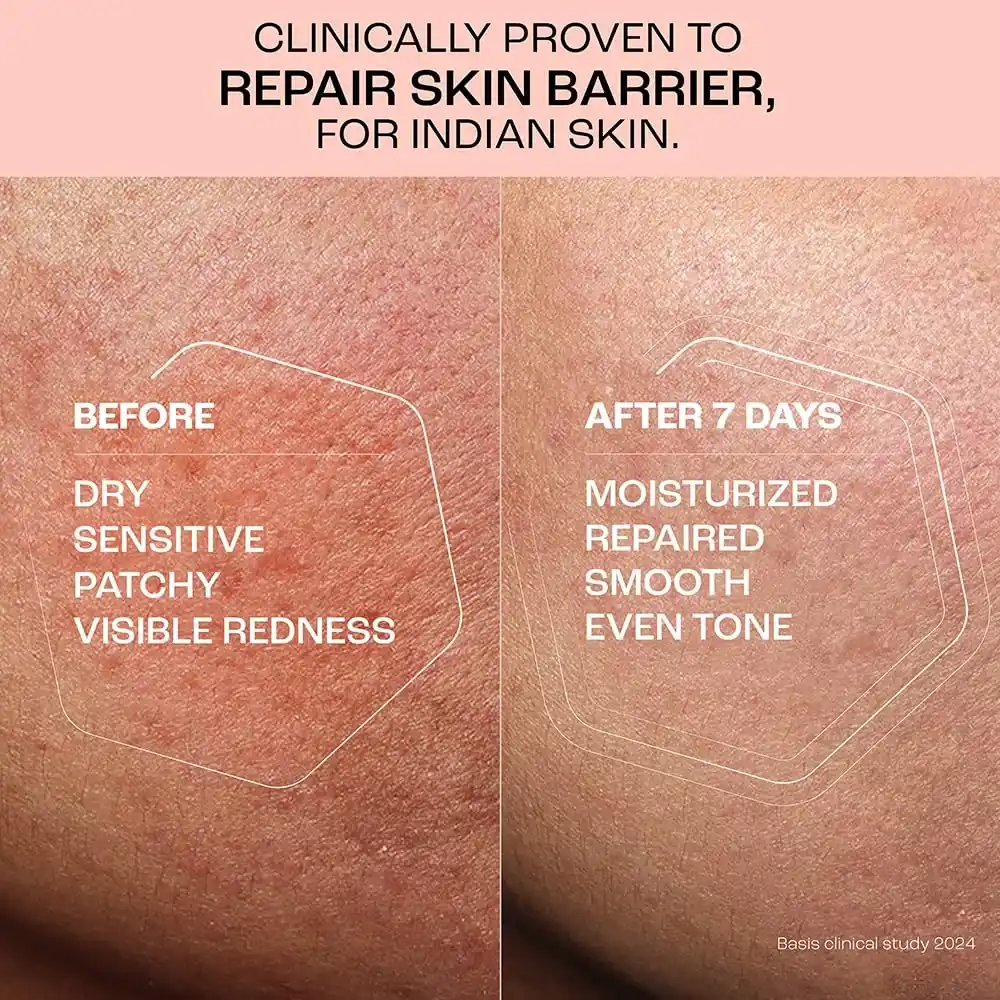 Lakmé Peach Milk Creme Moisturizer with 2% Pro-Ceramide & Peptides | Repairs Damaged Skin Barrier & Gives Intense Hydration | For Dry, Norma & Sensitive 200g image 5