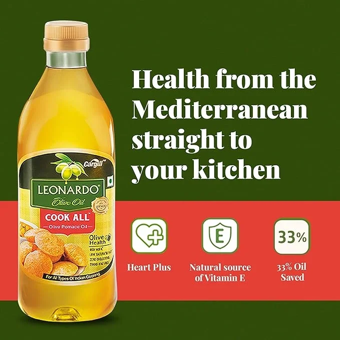 Leonardo Pomace Olive Oil 1 L – Ideal for Indian Cooking image 3