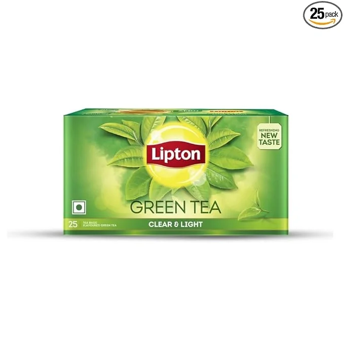 Lipton Clear & Light Green Tea Bags 25 pcs
