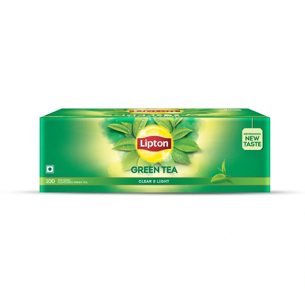 Lipton Clear & Light Green Tea Bags, 100 count.