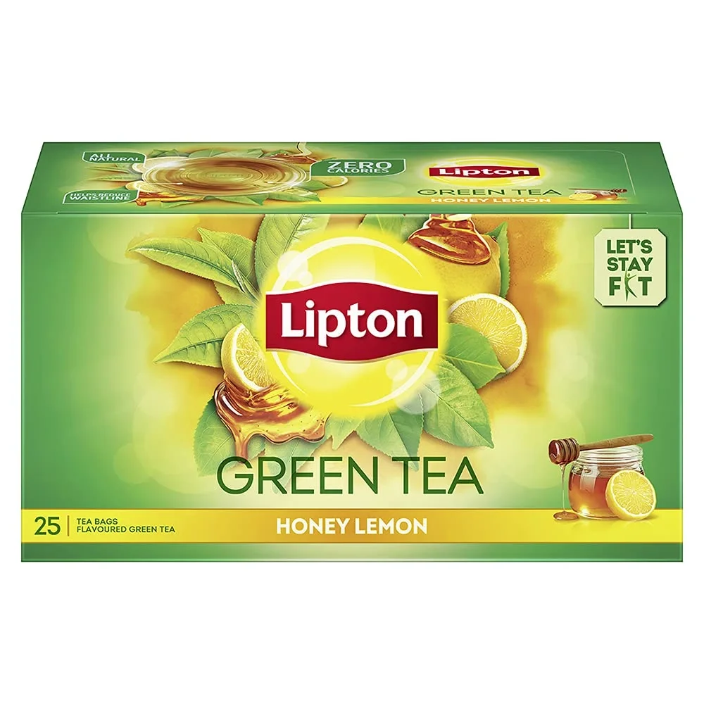 Lipton Honey Lemon Green Tea Bags, 25 count