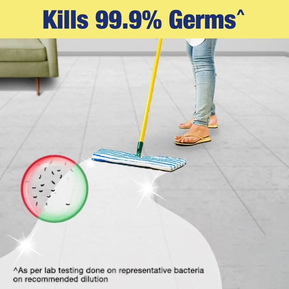  Lizol Disinfectant Surface & Floor Cleaner Liquid, Floral - 975 ml | Kills 99.9% Germs | India's # 1 Floor Cleaner image 4