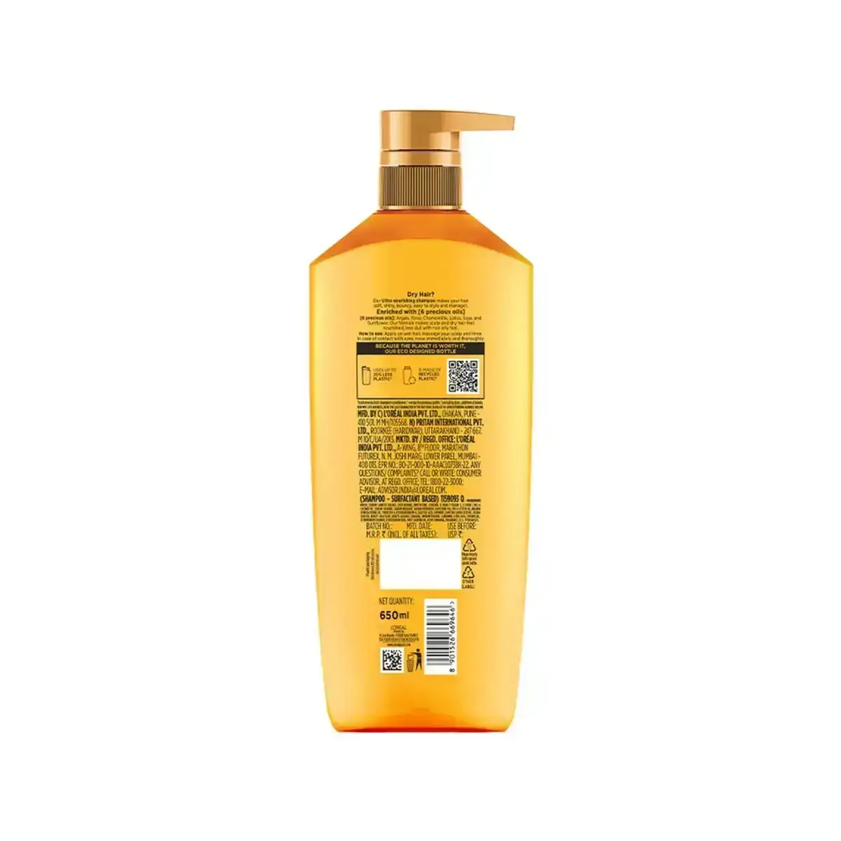 L'Oreal Paris Extraordinary Oil Nourishing Shampoo, 650ml image 2