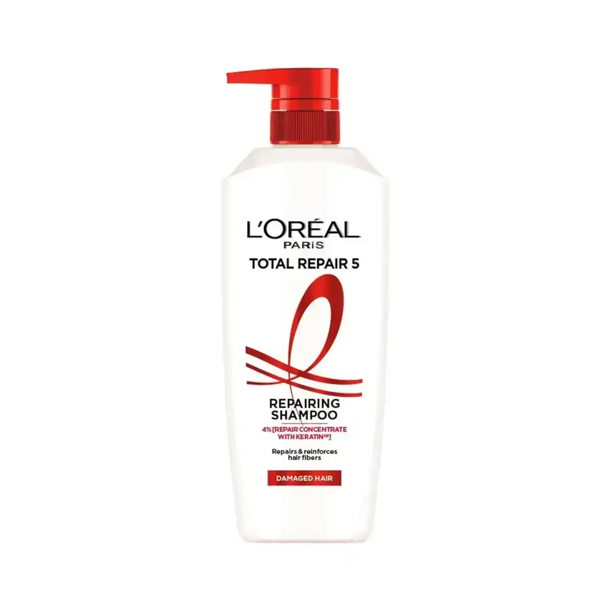 L'Oreal Total Repair 5 Shampoo, 650ml bottle. Repairs damaged hair. Shop Loreal shampoo at UVKart.