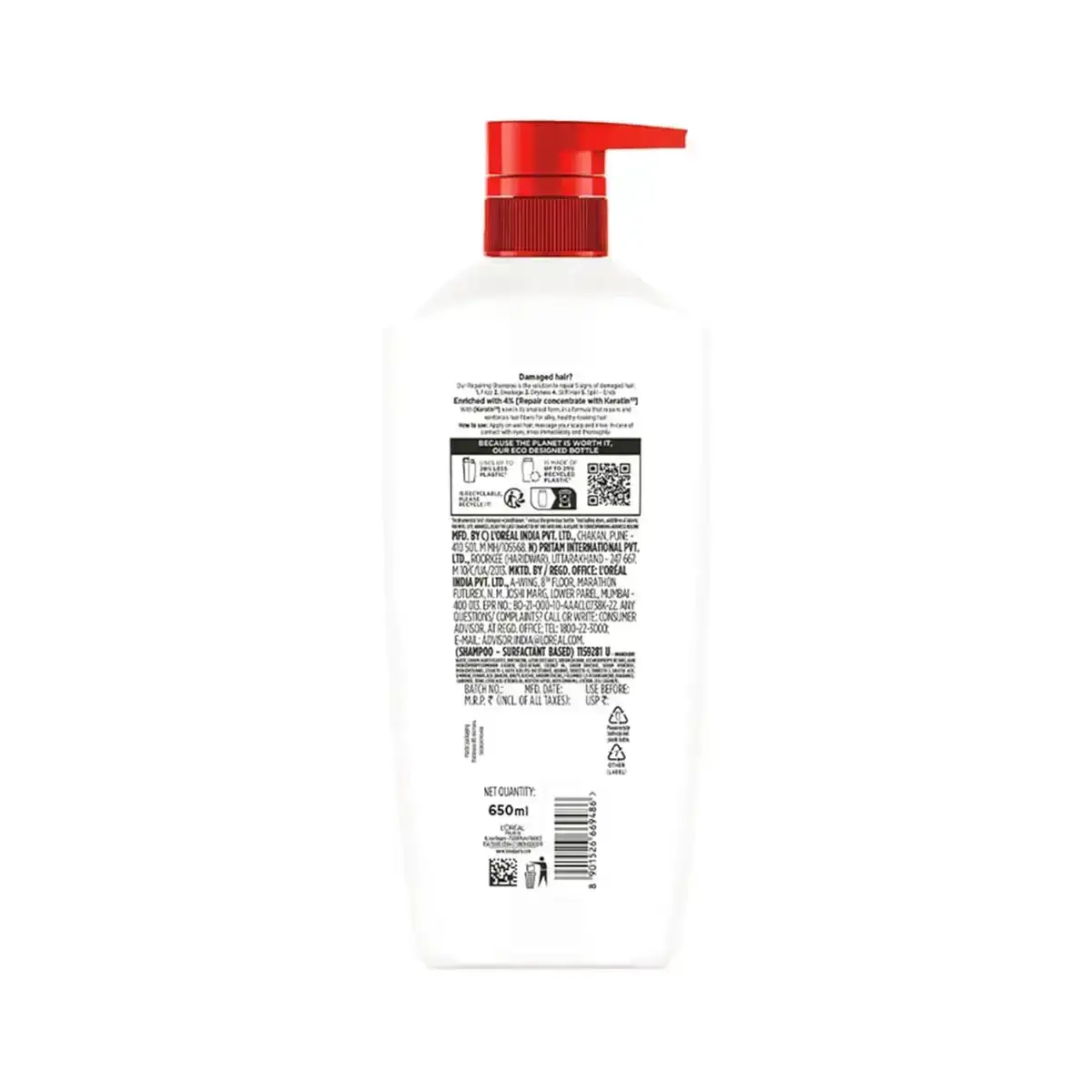 L'Oreal Paris,Total Repair 5 Shampoo, 650 ml image 2