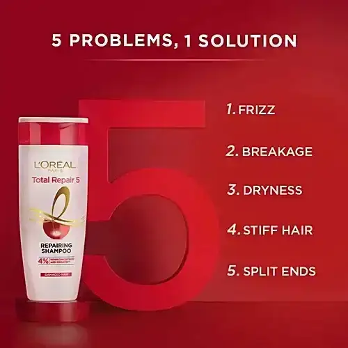 L'Oreal Paris,Total Repair 5 Shampoo, 340 ml image 5