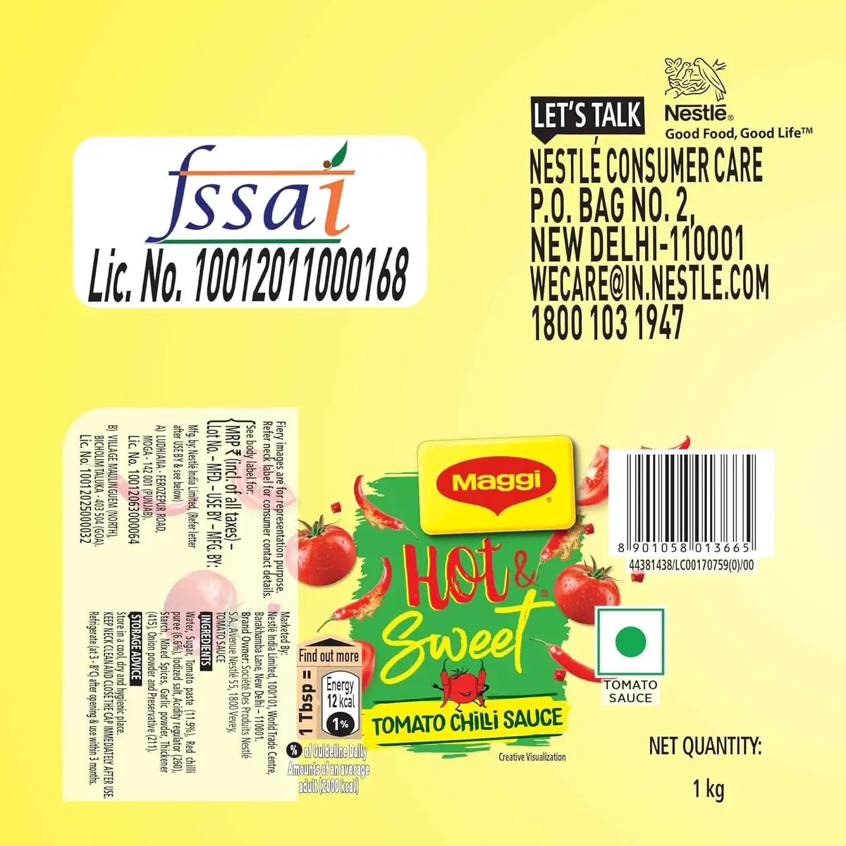 MAGGI Hot & Sweet Tomato Chilli Sauce, 1kg image 2