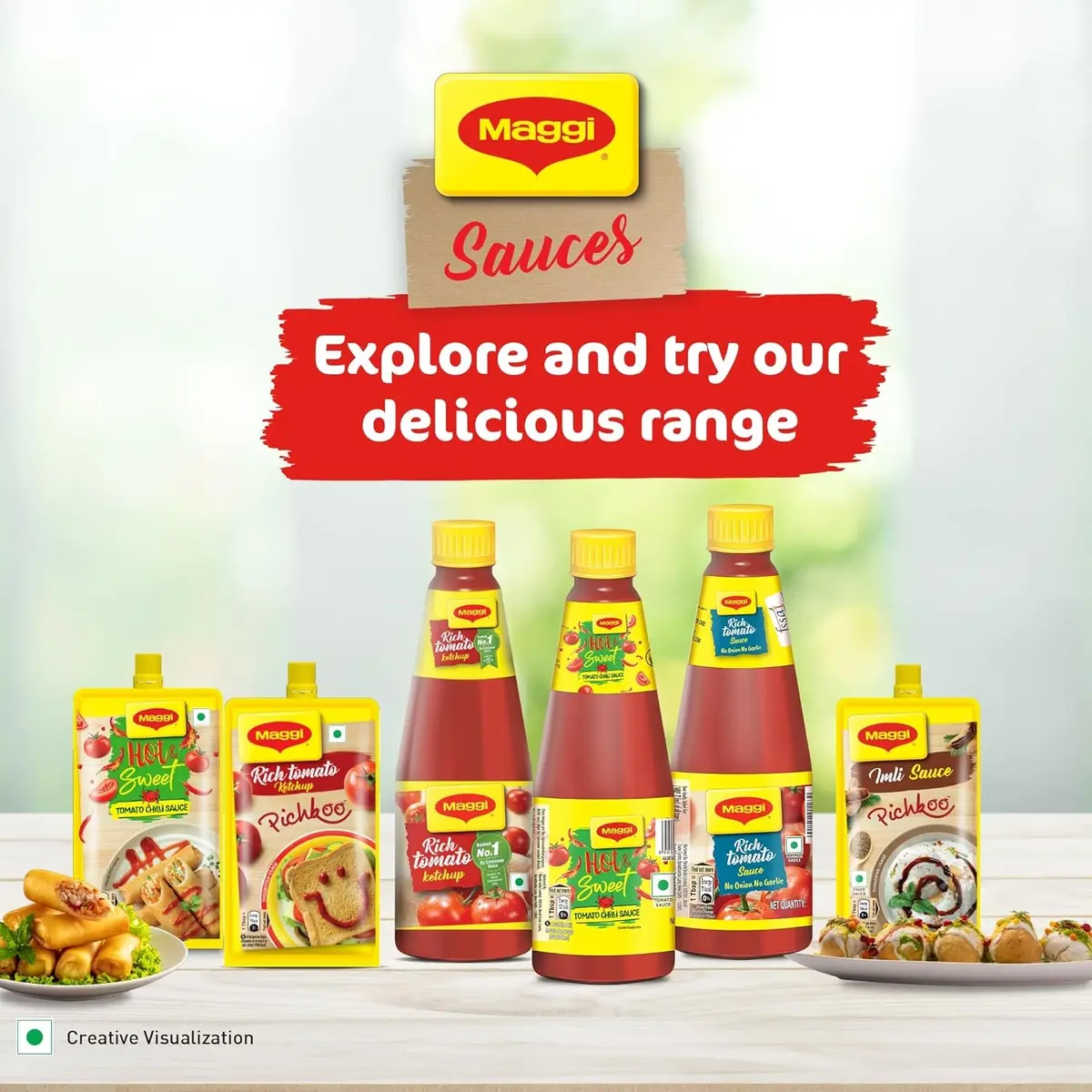 MAGGI Hot & Sweet Tomato Chilli Sauce, 1kg image 3