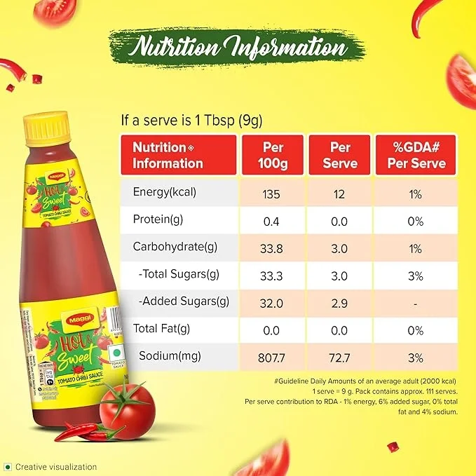 MAGGI Hot & Sweet Tomato Chilli Sauce, 1kg image 11