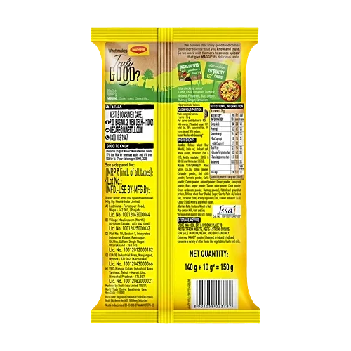 MAGGI 2-Minute Instant Noodles, Masala Noodles With Goodness Of Iron, 150gm image 4