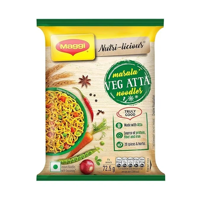 Maggi Nutri-licious Masala Veg Atta Noodles, 51gm