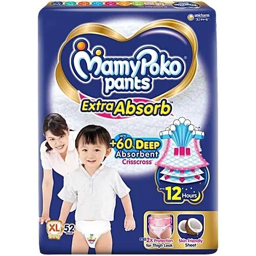 Mamypoko Pants Extra Absorb - XL, 52 pcs