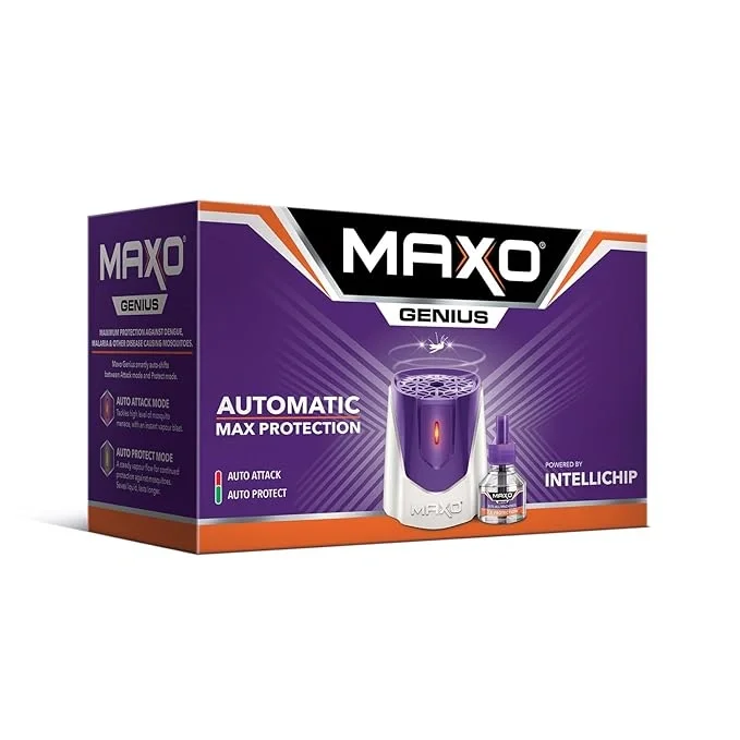 Maxo Genius Automatic Max Protection Combo – 1 Machine + 45ml Refill image 2
