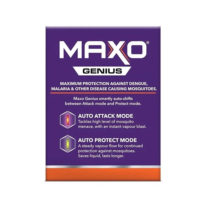 Maxo Genius Automatic Max Protection Combo – 1 Machine + 45ml Refill image 3