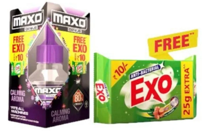 Maxo Genius Refill 45ml + Exobar Rs -10 free