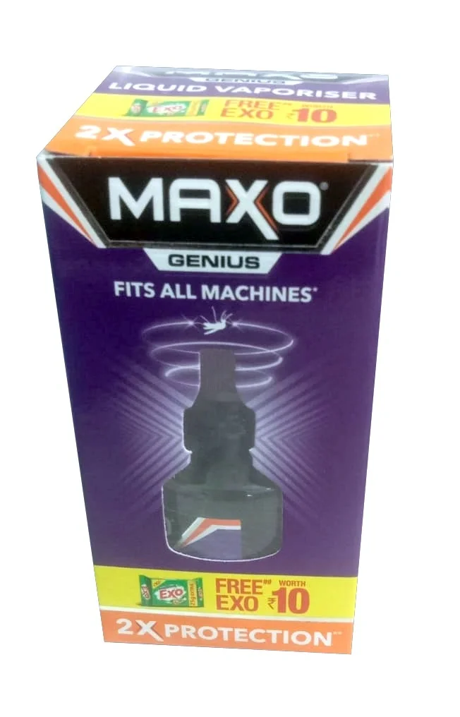 Maxo Genius Refill 45ml with Exobar Free – Effective Mosquito Protection image 2