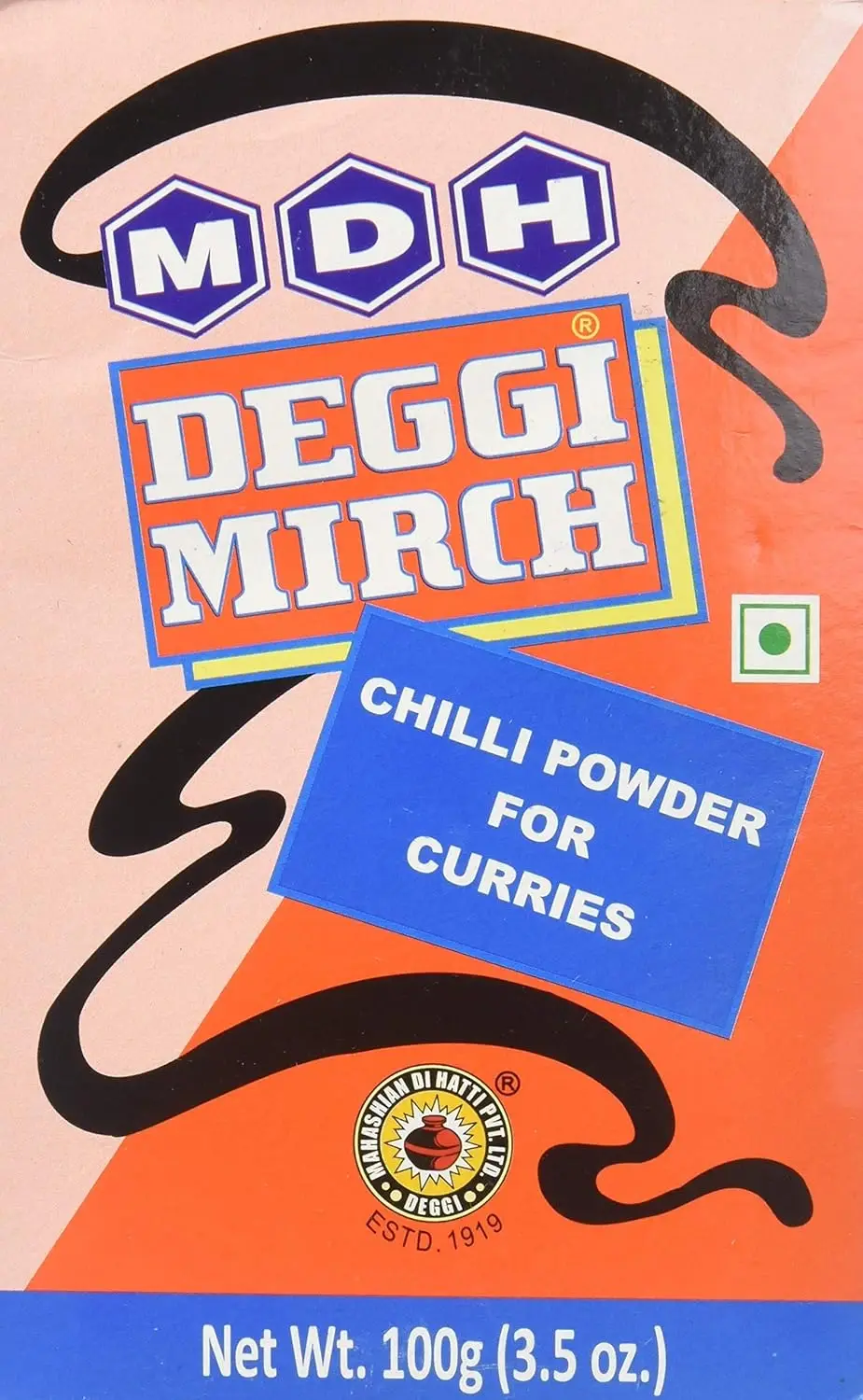 MDH Deggi Mirch 100g, Flavorful and Vibrant Red Chilli Powder