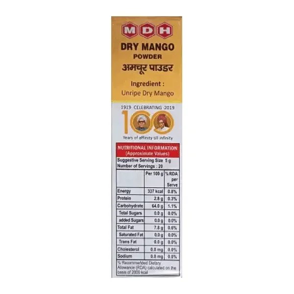 MDH Amchur Powder 100 gm image 3