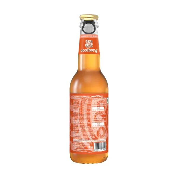 Coolberg Peach 330ml Non-Alcoholic Beer – Perfect for a Crisp, Fruity Experience image 2