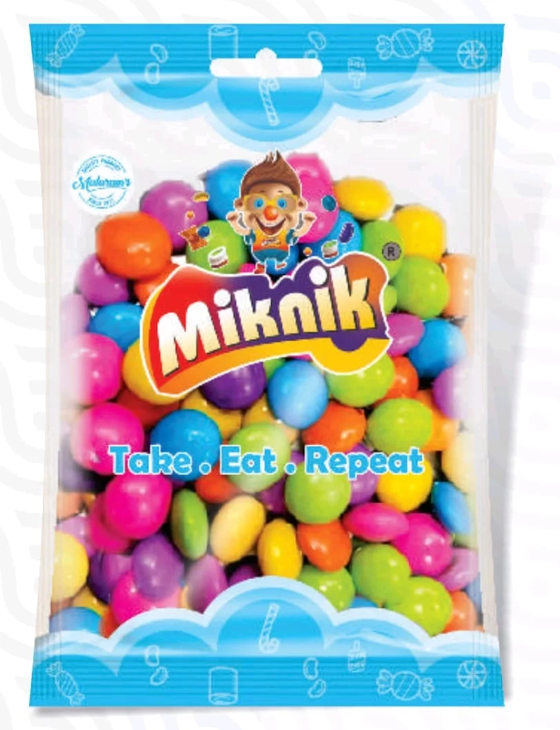 Miknik Chocolaty Gems, 60gm, flavorfull and soury
