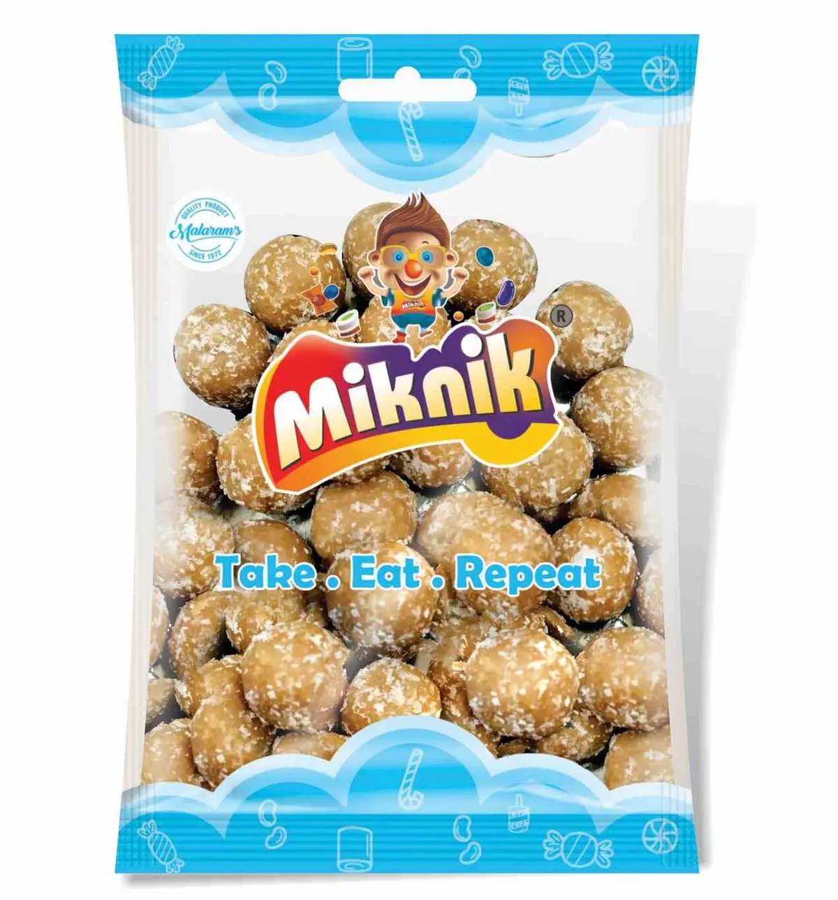 Miknik Elaichi Badam Peda, 70gm, flavorful and sour.