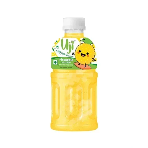 UJI Pineapple Juice with Nata De Coco – Refreshing Fruit Drink 320 ml