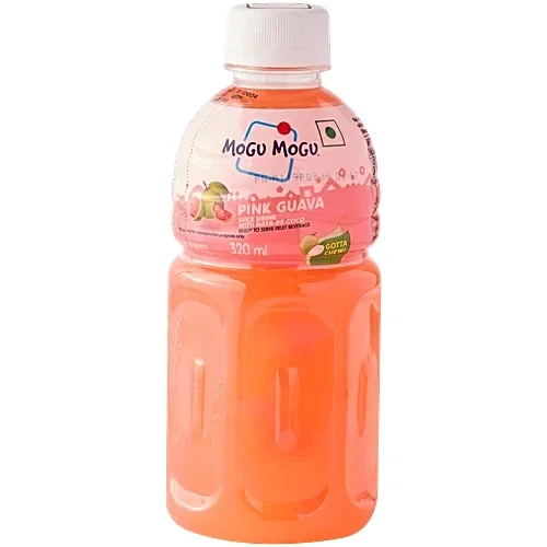 Mogu Mogu Pink Guava Juice Drink with Nata de Coco Jelly – 320ml