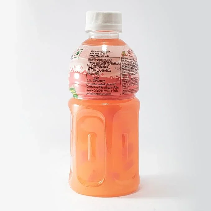 Mogu Mogu Pink Guava Juice Drink with Nata de Coco Jelly – 320ml image 5