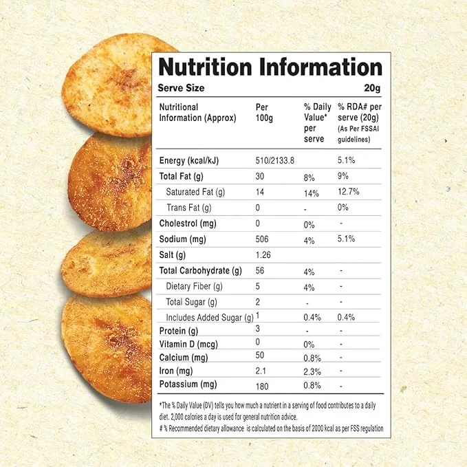  MOM - Meal of the Moment, Cheese Masala Banana Chips, Super Thin & Crispy | No Artifical Flavours | Zero Trans Fat, 75g image 4