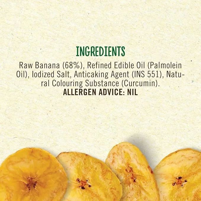  MOM - Meal of the Moment, Classic Salted Banana Chips, Super Thin & Crispy | No Artifical Flavours | Zero Trans Fat, 75g image 2