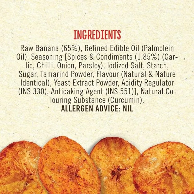 MOM Meal of the Moment Peri Peri Banana Chips 75g | Super Thin & Crispy Snack image 5