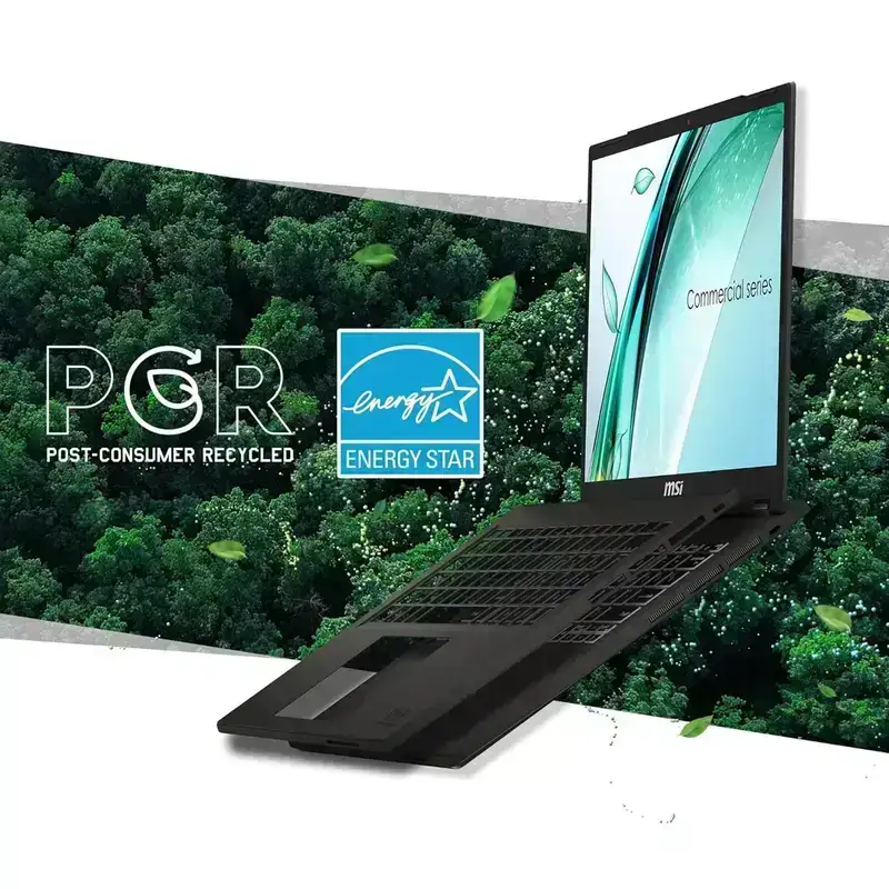 MSI Commercial 14 H, Intel Core i7-13700H, 32GB 3200 MHz DDR4 RAM or Memory, 1TB NVMe SSD, 14” FHD+ (1920x1200), IPS-Level, Intel® Iris® Xe graphics, Windows 11 Pro, Solid Gray, 1.6 Kg, A13MG vPro-065IN, 3 Year Warranty image 11