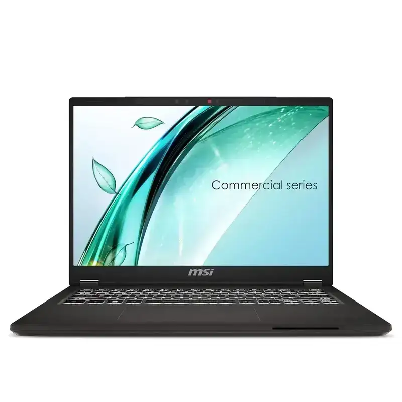 MSI Commercial 14 H, Intel Core i7-13700H, 32GB 3200 MHz DDR4 RAM or Memory, 1TB NVMe SSD, 14” FHD+ (1920x1200), IPS-Level, Intel® Iris® Xe graphics, Windows 11 Pro, Solid Gray, 1.6 Kg, A13MG vPro-065IN, 3 Year Warranty image 3