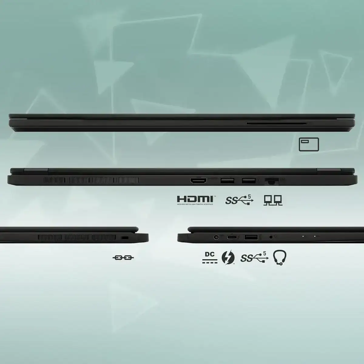 MSI Commercial 14 H, Intel Core i7-13700H, 32GB 3200 MHz DDR4 RAM or Memory, 1TB NVMe SSD, 14” FHD+ (1920x1200), IPS-Level, Intel® Iris® Xe graphics, Windows 11 Pro, Solid Gray, 1.6 Kg, A13MG vPro-065IN, 3 Year Warranty image 13