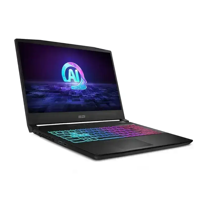 MSI Katana A15 AI, AMD Ryzen 7 8845HS, 16GB GB DDR5 RAM or Memory, 512GB NVMe SSD, NVIDIA GeForce RTX 4050 DDR6 6GB, 15.6" FHD (1920x1080), 144Hz, IPS-Level, Windows 11 Home, Black, 1.98 Kg, B8VE-418IN, 2 Year Warranty image 8
