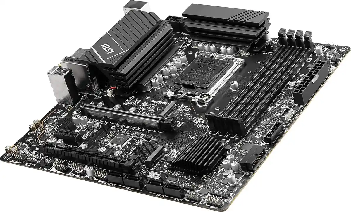 MSI PRO B760M-A WiFi ProSeries DDR5 mATX Motherboard, PCIe 4.0, M.2, Wi-Fi 6E, 2.5Gbps LAN, LGA 1700, Intel 12th/13th/14th Gen image 3