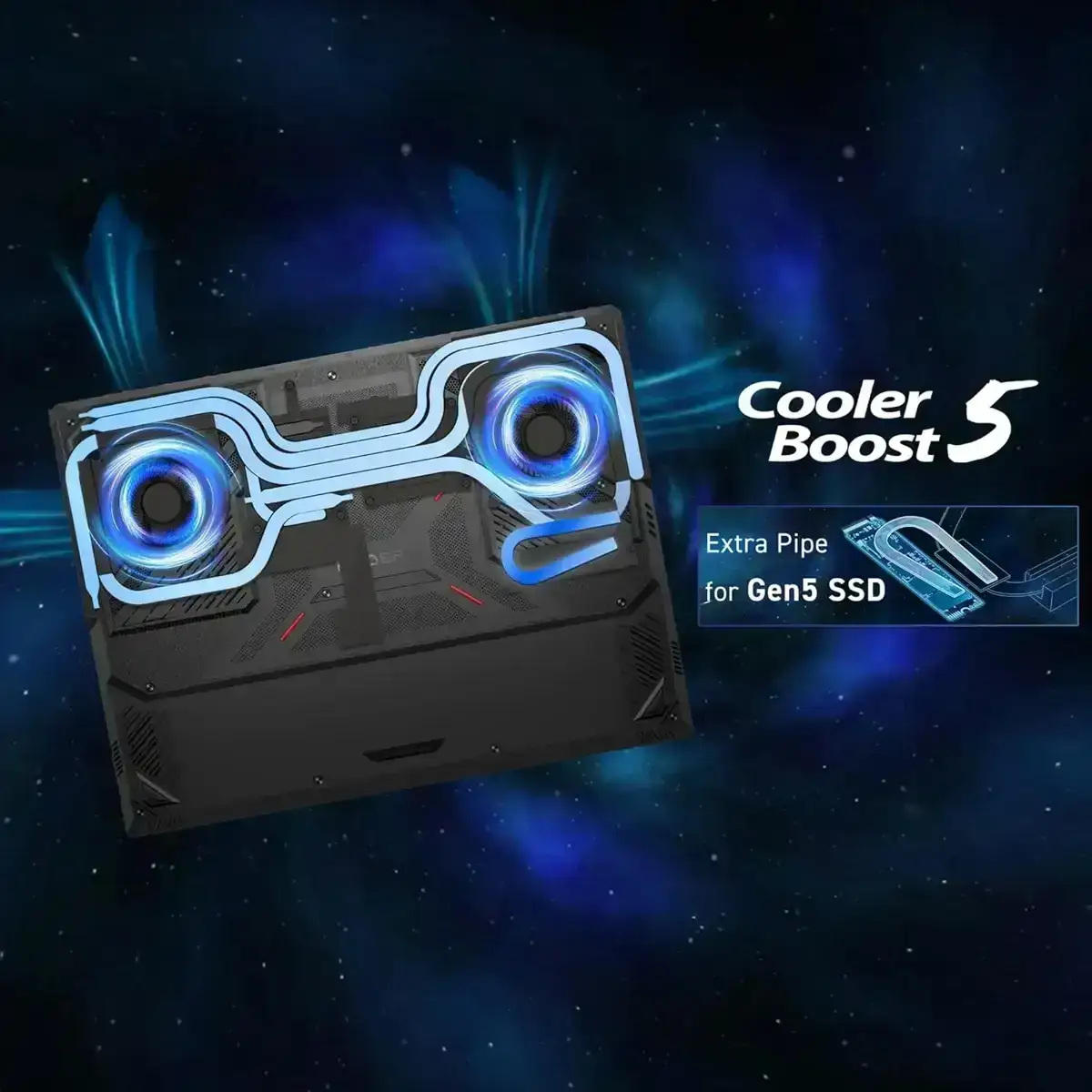 MSI Raider 18 HX AI, Core Ultra 9 285HX, 64GB 5600 MHz DDR5 RAM or Memory, 2TB NVMe SSD, NVIDIA GeForce RTX 5080 DDR7 16GB, 18” UHD+ (3840x2400), MiniLED, 120Hz, 100% DCI-P3(Typical), Windows 11 Home, Core Black, 3.6 Kg, A2XWIG-255IN, 2 Year Warranty image 5