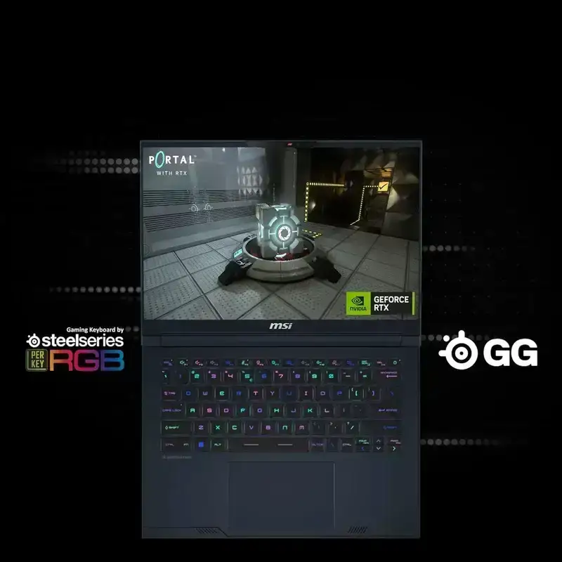 MSI Stealth 14 AI Studio, Core Ultra 7 155H, 16GB 5600 MHz DDR5 RAM or Memory, 1TB NVMe SSD, NVIDIA GeForce RTX 4060 DDR6 8GB, 14" FHD+(1920x1200), 165Hz Refresh Rate, IPS-Level, 100%sRGB(Typical), Windows 11 Home, Star Blue, 1.7 Kg, A1VFG-053IN, 2 Year Warranty image 10