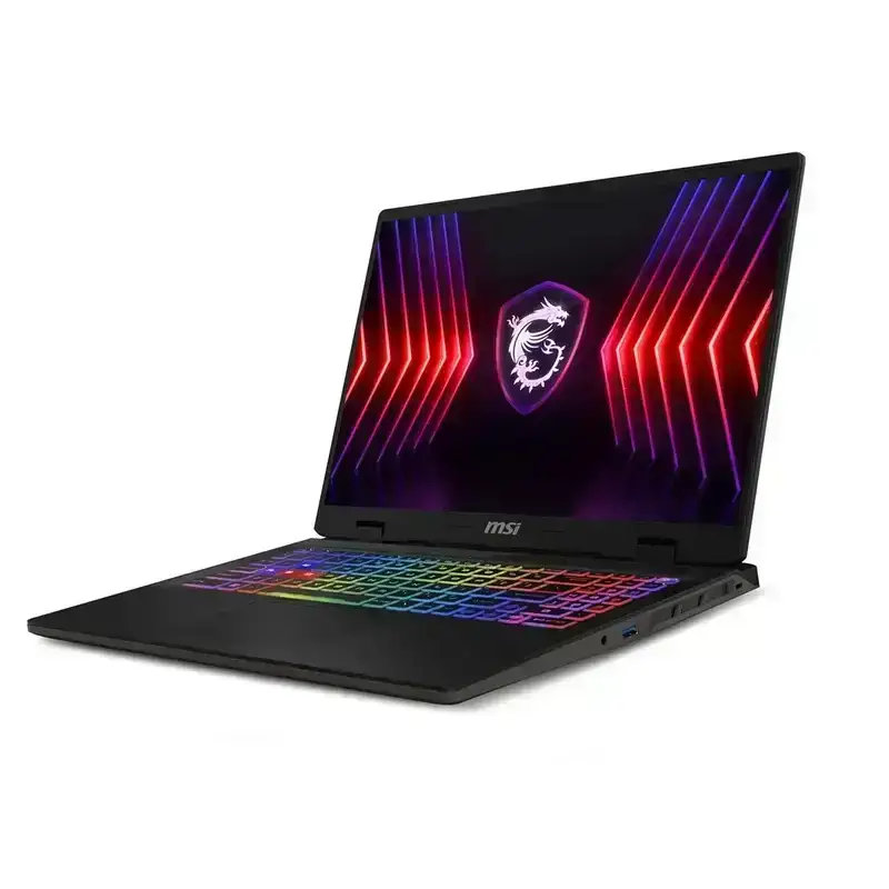 MSI Sword 16 HX, Intel Core i7-14700HX 14th generation, 16GB GB DDR5 RAM or Memory, 1TB NVMe SSD, NVIDIA GeForce RTX 4050 GDDR6 6GB, 16" FHD+ (1920 x 1200), 144Hz, IPS-level, Windows 11 Home, Cosmos Gray, 2.3 Kg, B14VEKG-210IN, 2 Year Warranty image 10