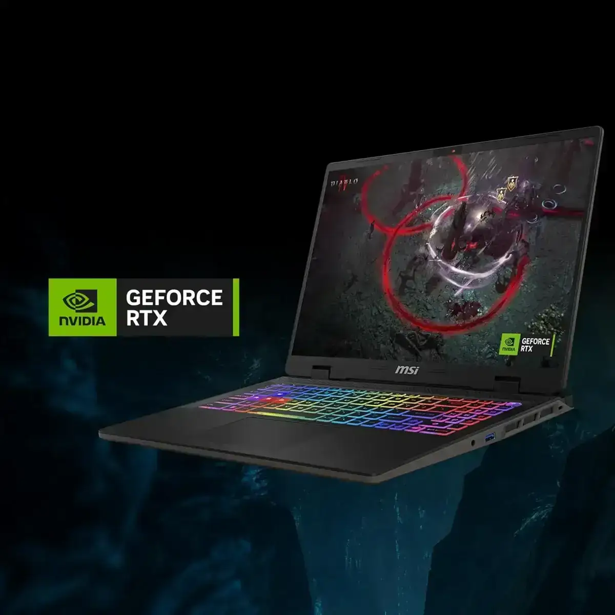 MSI Sword 16 HX, Intel Core i9-14900HX 14th generation, 16GB GB DDR5 RAM or Memory, 1TB NVMe SSD, NVIDIA GeForce RTX 4060 GDDR6 8GB, 16" FHD+ (1920 x 1200), 144Hz, IPS-level, Windows 11 Home, Cosmos Gray, 2.3 Kg, B14VFKG-287IN, 2 Year Warranty image 5