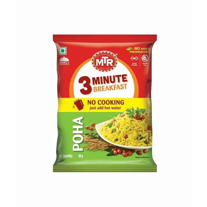 MTR Instant Breakfast Regular Poha Mix, 160g Pouch