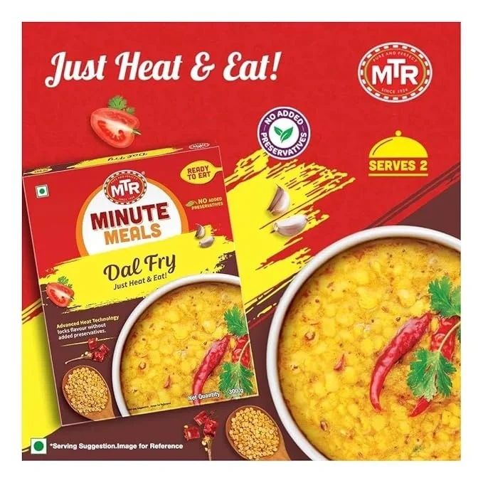 MTR Minute Meals, Ready to Eat Dal Fry, 300g image 4
