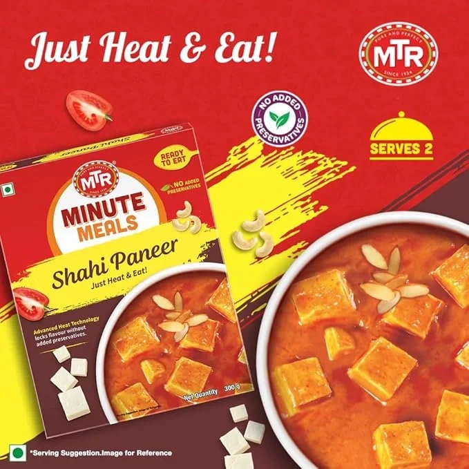 MTR Minute Meals, Ready to Eat ,Shahi Paneer 300g image 7