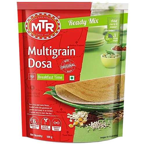 MTR Multigrain Dosa Mix, 500g Pouch