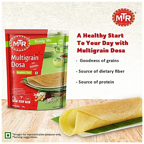  MTR Multigrain Dosa Mix, 500 g Pouch image 5