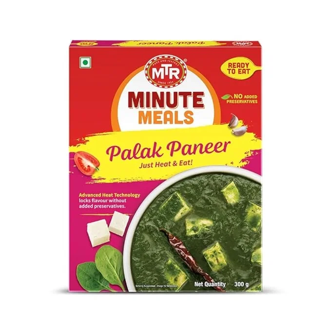 MTR Palak Paneer Minute Meal, 300g