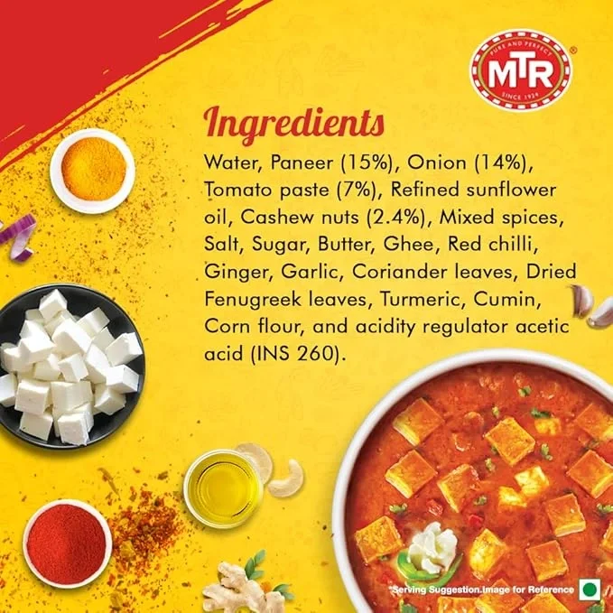MTR ,Ready to Eat Paneer Butter Masala, 300g image 5