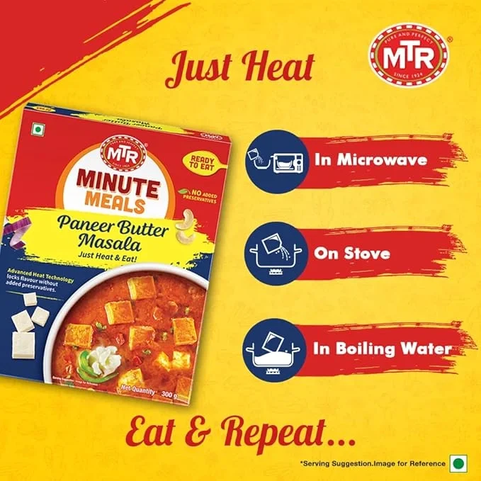 MTR ,Ready to Eat Paneer Butter Masala, 300g image 4
