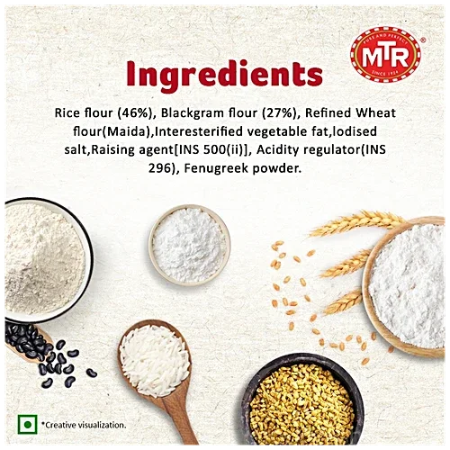 MTR Plain Dosa Mix – Quick & Easy Instant Breakfast Mix, 500g image 2