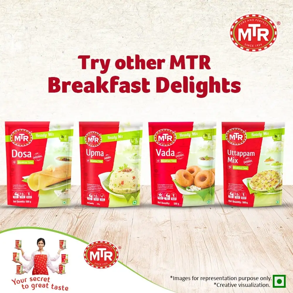  MTR Plain Upma Mix - Breakfast Mix | Quick Breakfast  | 500g image 5
